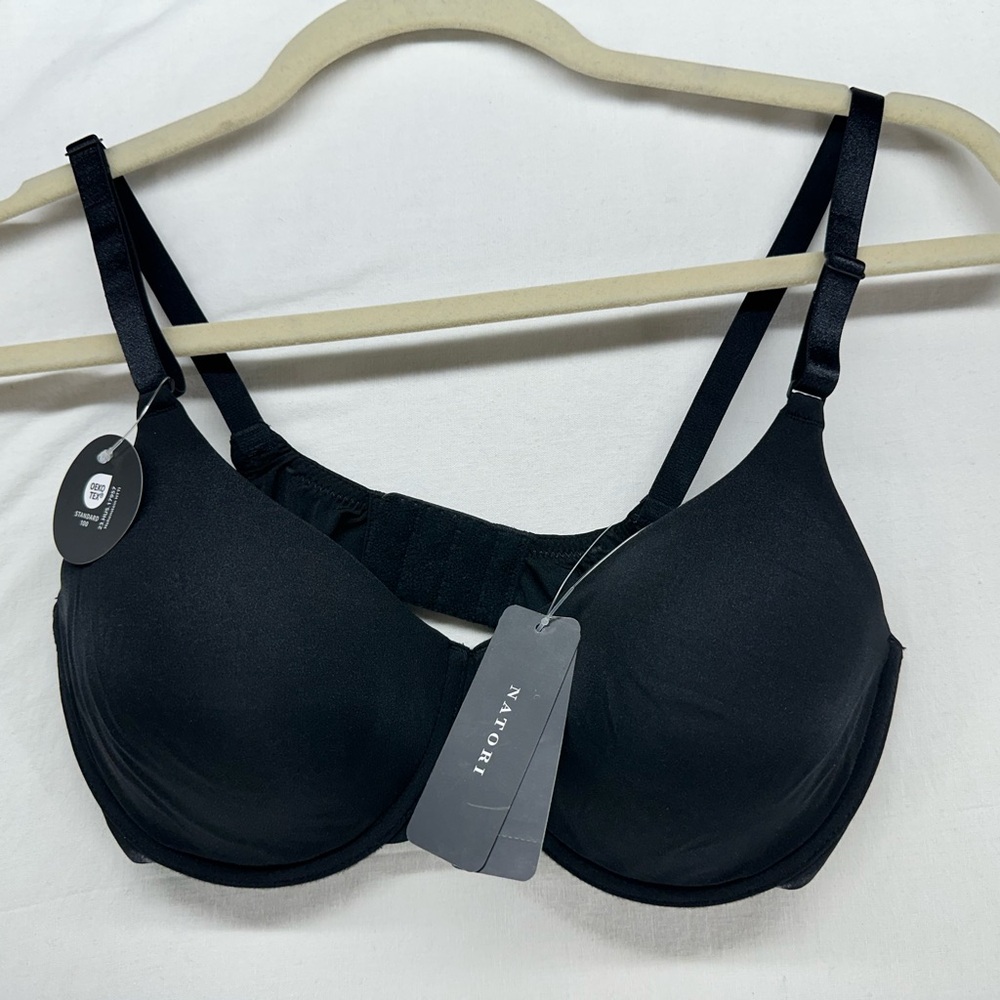 NATORI Black Liquid Full Fit Contour Underwire Bra Size 32C
